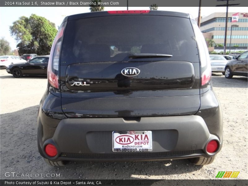 Shadow Black / Black Diamond Woven Cloth 2014 Kia Soul 1.6