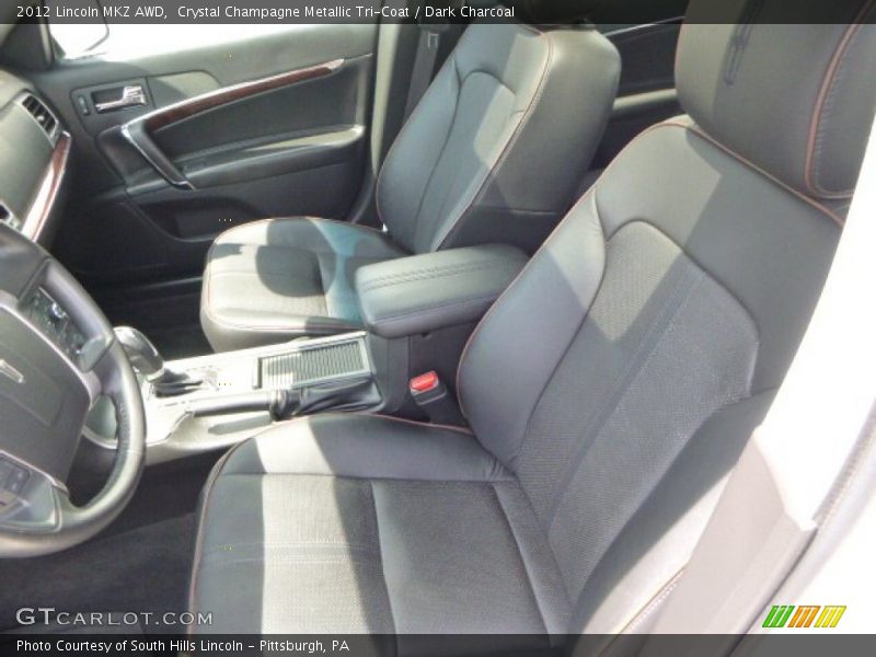 Crystal Champagne Metallic Tri-Coat / Dark Charcoal 2012 Lincoln MKZ AWD