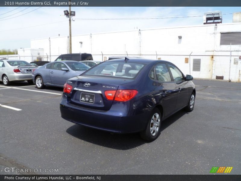 Regatta Blue / Gray 2010 Hyundai Elantra GLS