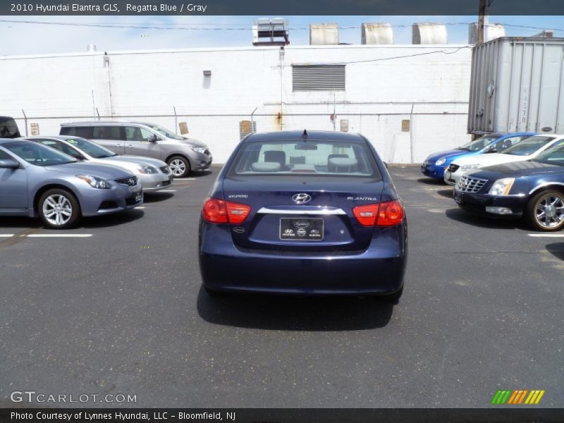 Regatta Blue / Gray 2010 Hyundai Elantra GLS