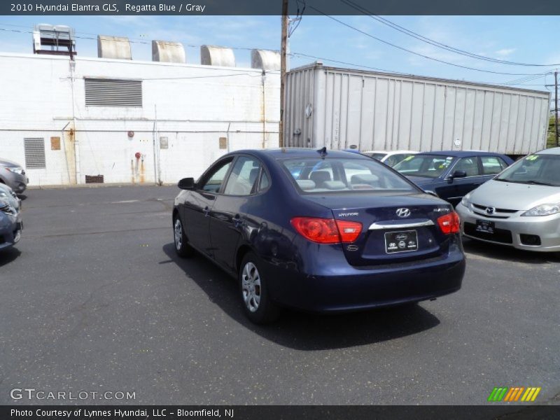 Regatta Blue / Gray 2010 Hyundai Elantra GLS