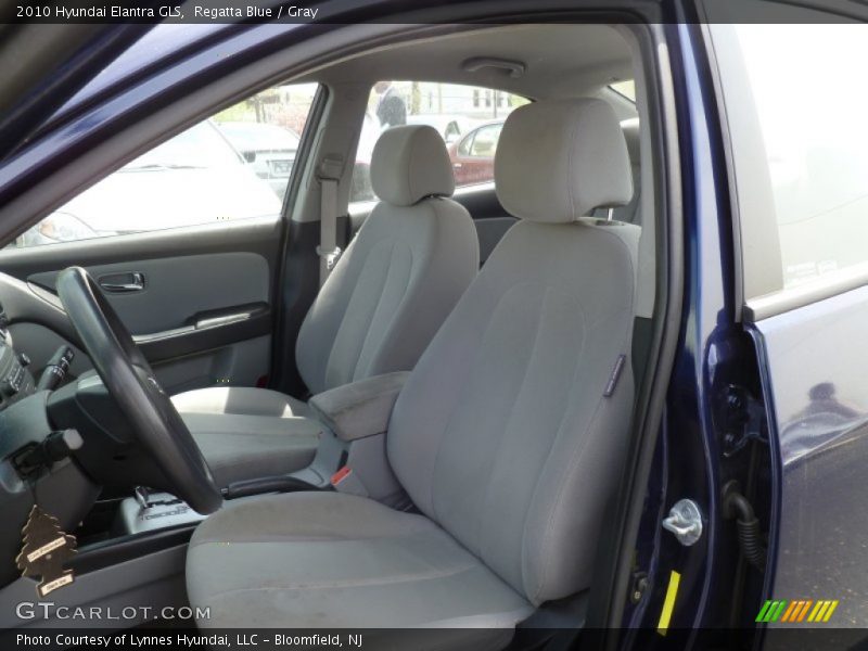 Regatta Blue / Gray 2010 Hyundai Elantra GLS