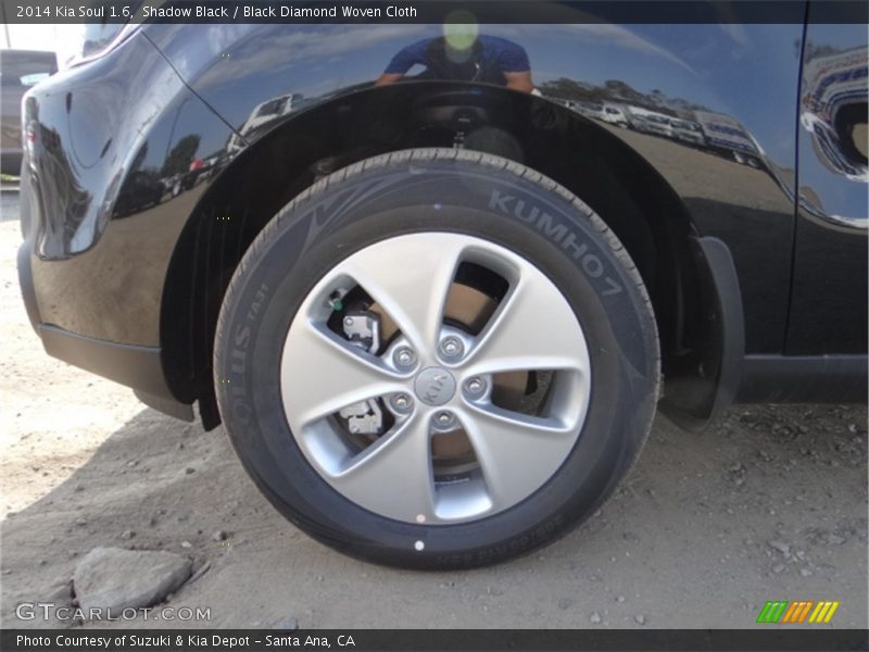 Shadow Black / Black Diamond Woven Cloth 2014 Kia Soul 1.6