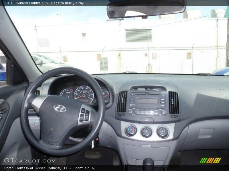 Regatta Blue / Gray 2010 Hyundai Elantra GLS