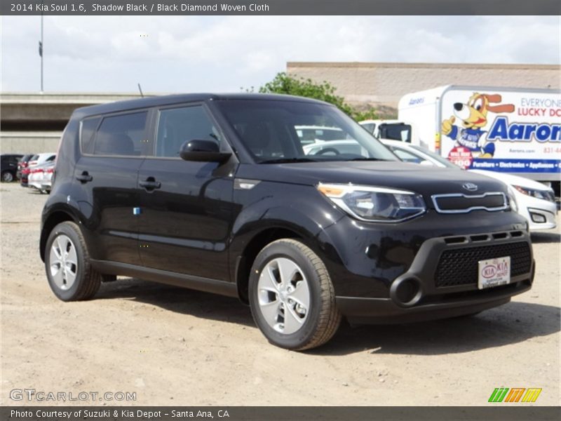 Shadow Black / Black Diamond Woven Cloth 2014 Kia Soul 1.6