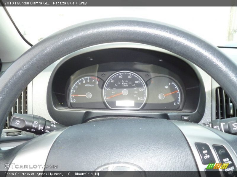 Regatta Blue / Gray 2010 Hyundai Elantra GLS