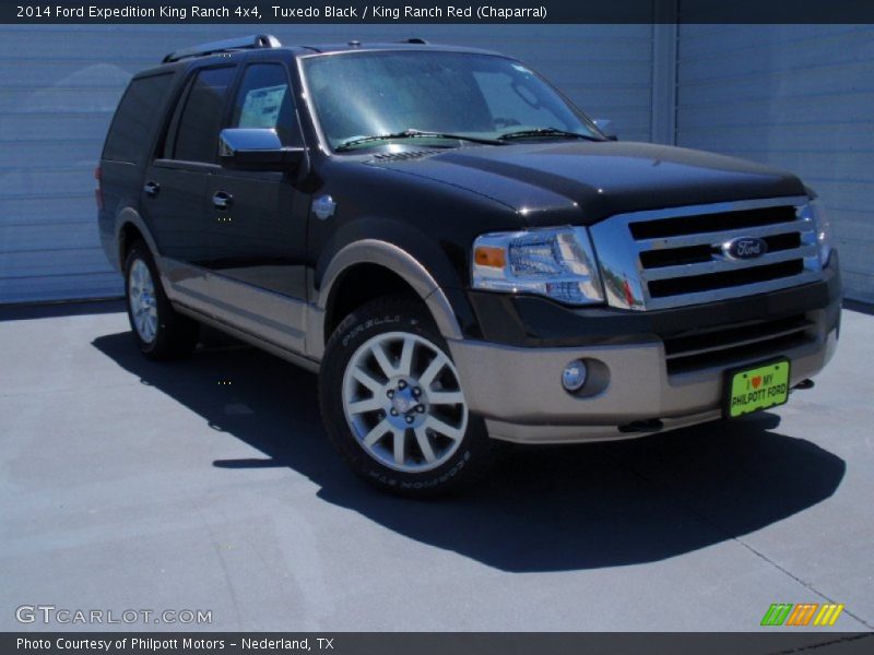 Tuxedo Black / King Ranch Red (Chaparral) 2014 Ford Expedition King Ranch 4x4
