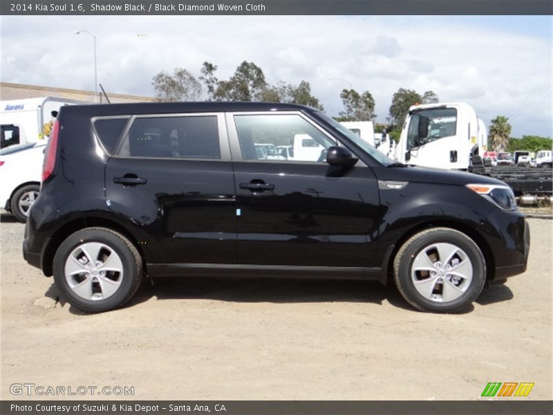 Shadow Black / Black Diamond Woven Cloth 2014 Kia Soul 1.6