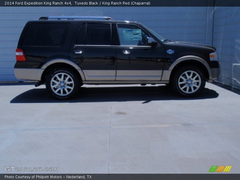 Tuxedo Black / King Ranch Red (Chaparral) 2014 Ford Expedition King Ranch 4x4