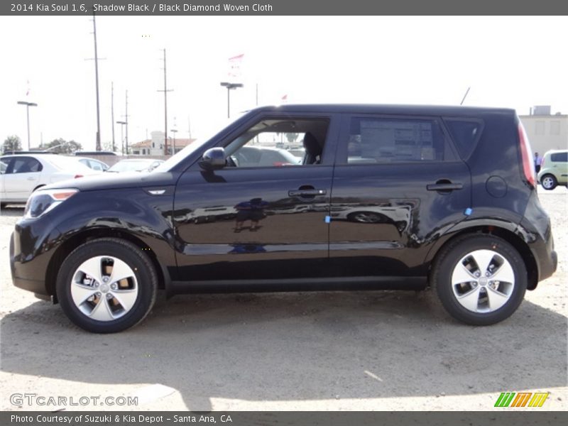 Shadow Black / Black Diamond Woven Cloth 2014 Kia Soul 1.6