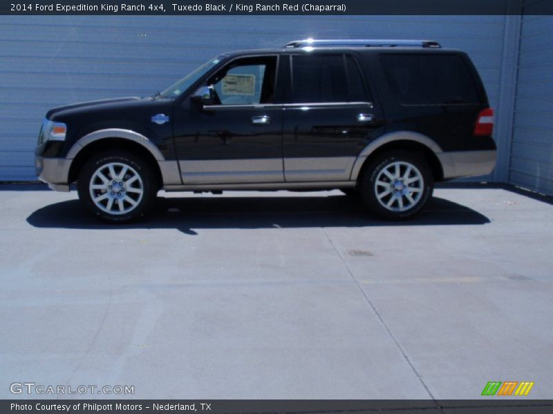 Tuxedo Black / King Ranch Red (Chaparral) 2014 Ford Expedition King Ranch 4x4