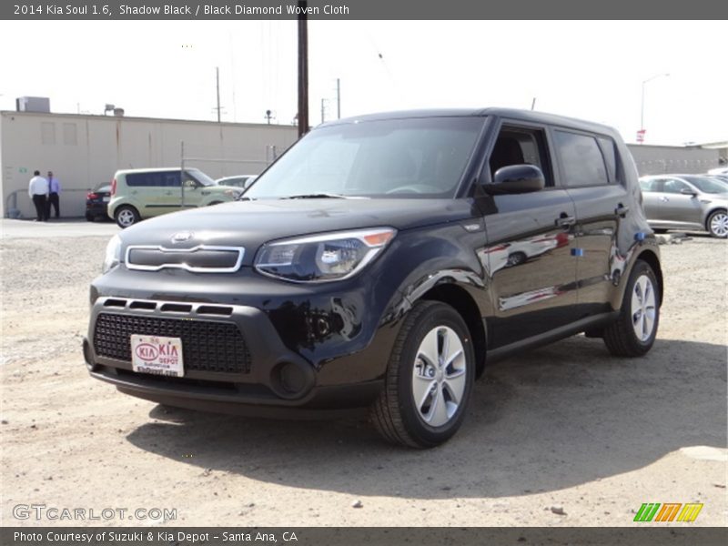 Shadow Black / Black Diamond Woven Cloth 2014 Kia Soul 1.6