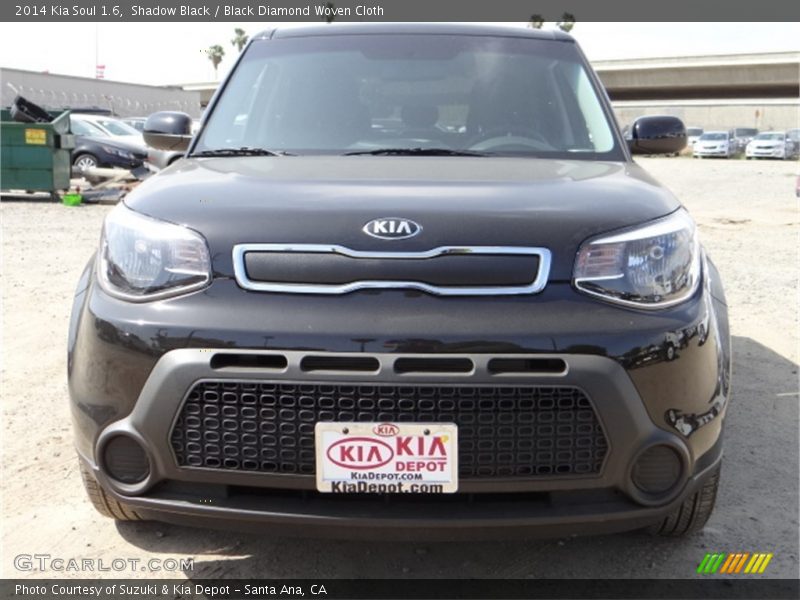 Shadow Black / Black Diamond Woven Cloth 2014 Kia Soul 1.6