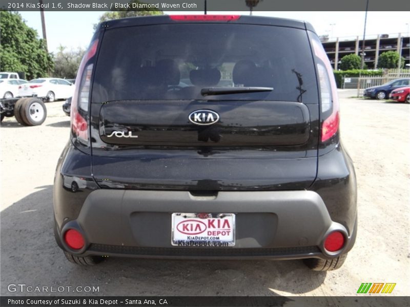 Shadow Black / Black Diamond Woven Cloth 2014 Kia Soul 1.6