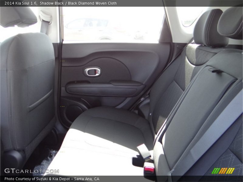 Shadow Black / Black Diamond Woven Cloth 2014 Kia Soul 1.6