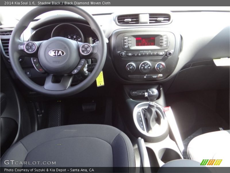 Shadow Black / Black Diamond Woven Cloth 2014 Kia Soul 1.6
