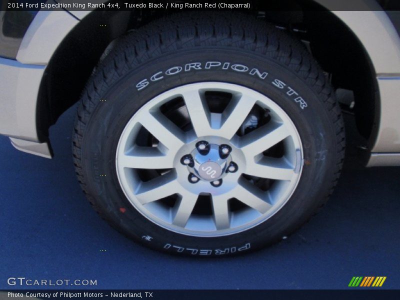 Tuxedo Black / King Ranch Red (Chaparral) 2014 Ford Expedition King Ranch 4x4