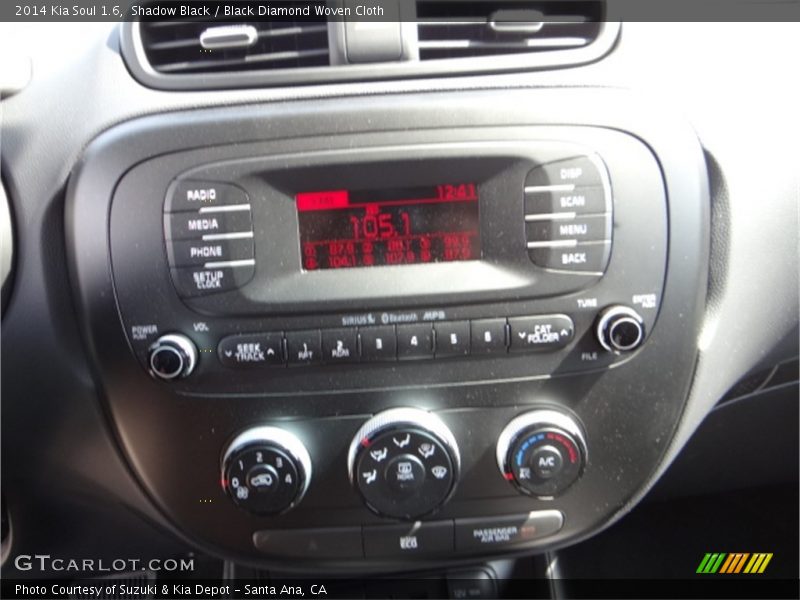 Shadow Black / Black Diamond Woven Cloth 2014 Kia Soul 1.6