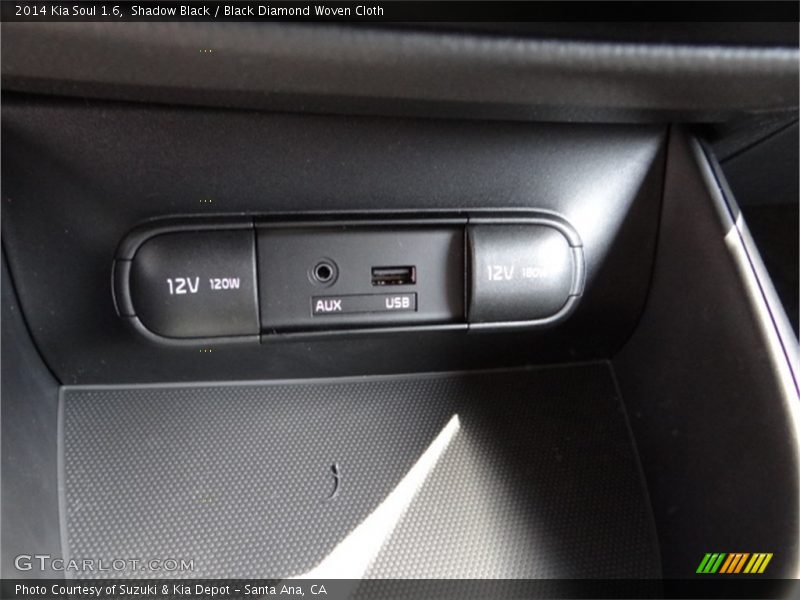 Shadow Black / Black Diamond Woven Cloth 2014 Kia Soul 1.6