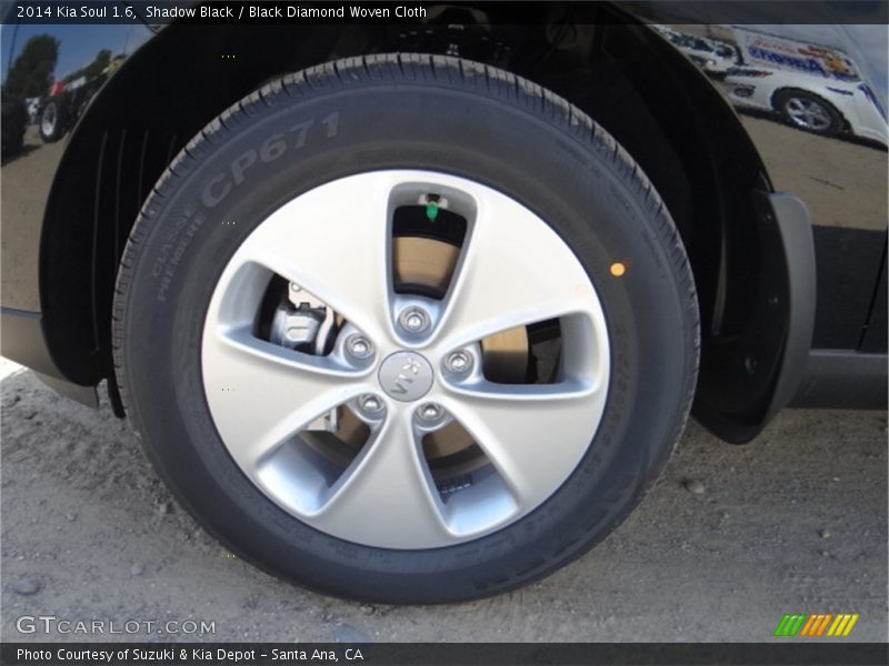 Shadow Black / Black Diamond Woven Cloth 2014 Kia Soul 1.6