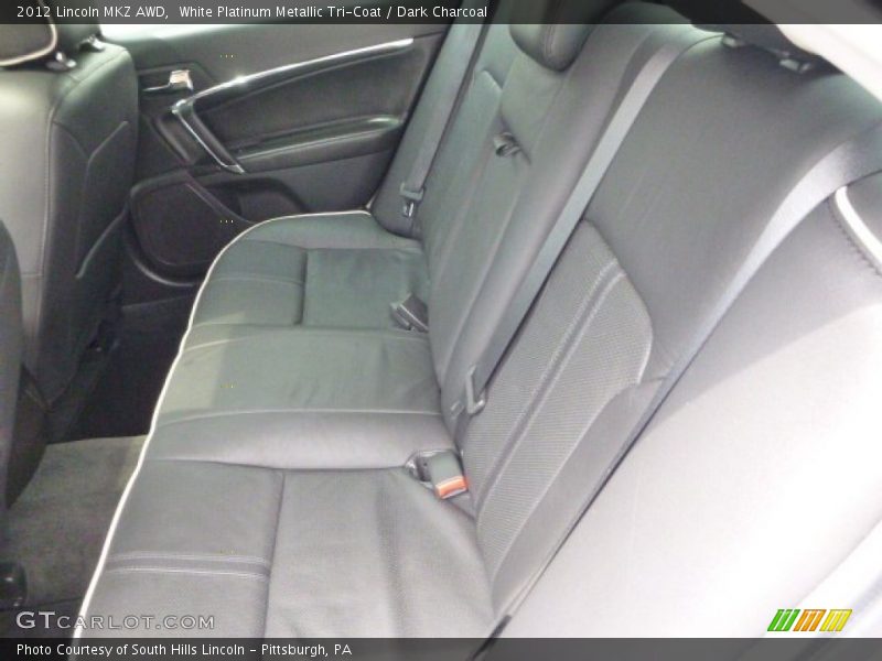 White Platinum Metallic Tri-Coat / Dark Charcoal 2012 Lincoln MKZ AWD