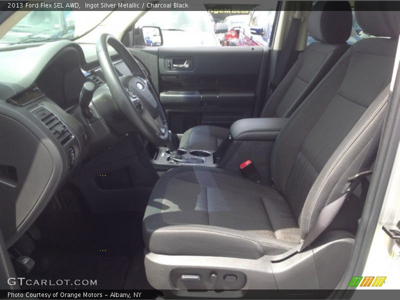 Ingot Silver Metallic / Charcoal Black 2013 Ford Flex SEL AWD