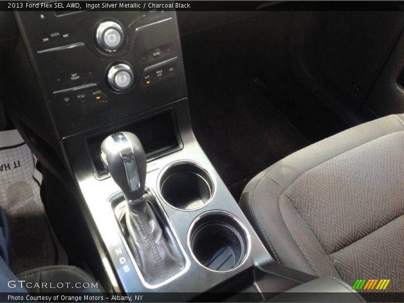 Ingot Silver Metallic / Charcoal Black 2013 Ford Flex SEL AWD