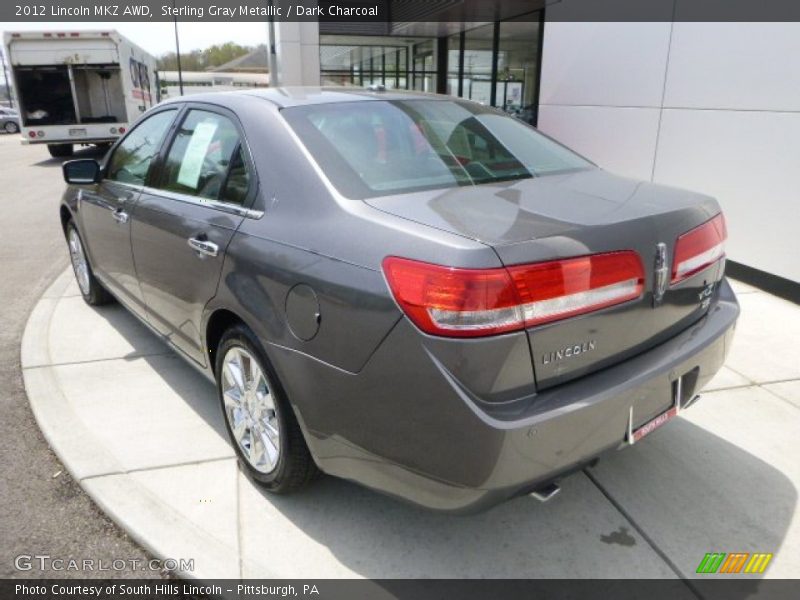 Sterling Gray Metallic / Dark Charcoal 2012 Lincoln MKZ AWD