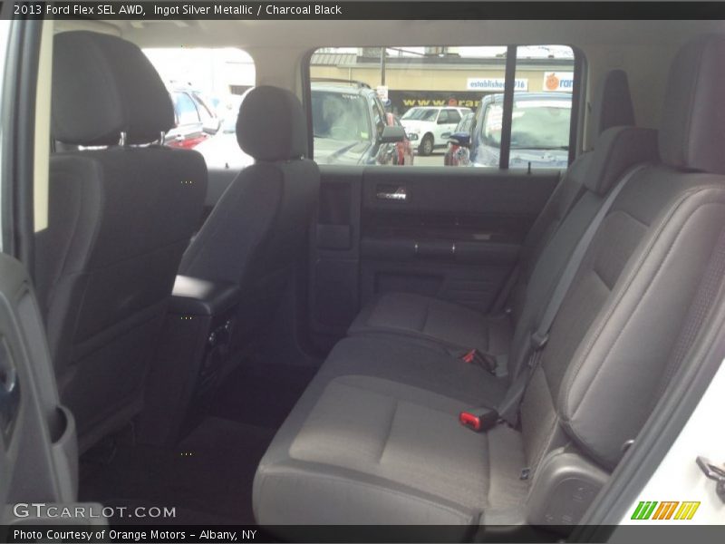 Ingot Silver Metallic / Charcoal Black 2013 Ford Flex SEL AWD