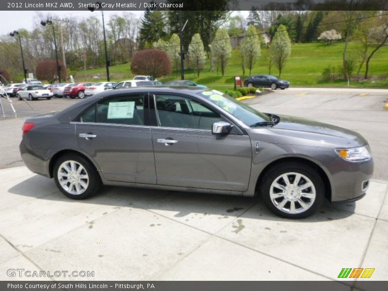 Sterling Gray Metallic / Dark Charcoal 2012 Lincoln MKZ AWD