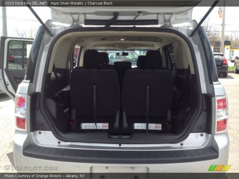 Ingot Silver Metallic / Charcoal Black 2013 Ford Flex SEL AWD