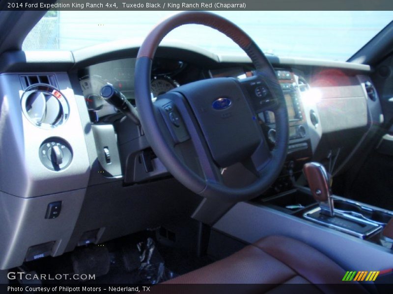 Tuxedo Black / King Ranch Red (Chaparral) 2014 Ford Expedition King Ranch 4x4