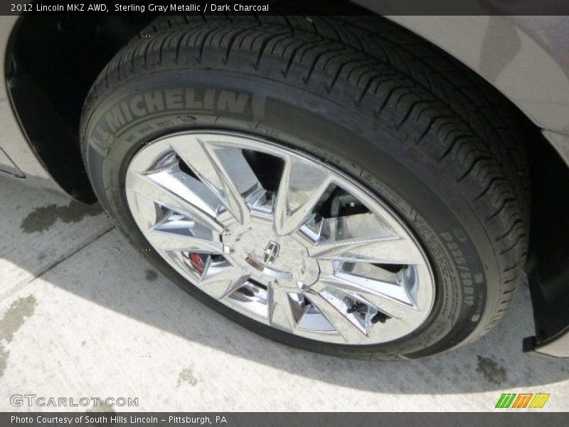 Sterling Gray Metallic / Dark Charcoal 2012 Lincoln MKZ AWD