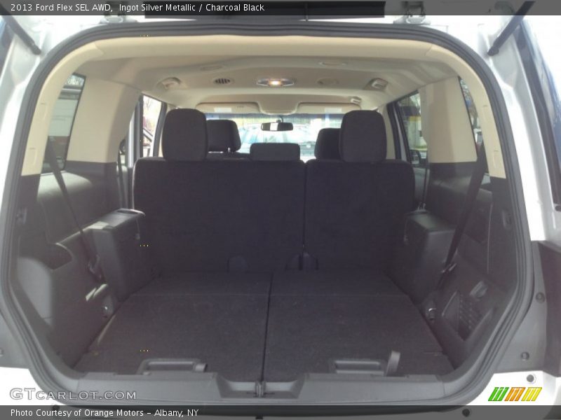 Ingot Silver Metallic / Charcoal Black 2013 Ford Flex SEL AWD