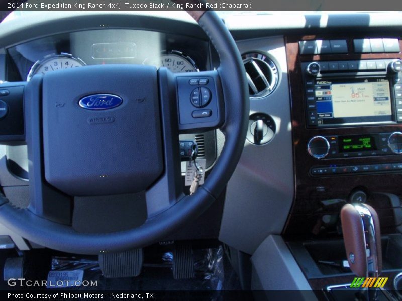 Tuxedo Black / King Ranch Red (Chaparral) 2014 Ford Expedition King Ranch 4x4