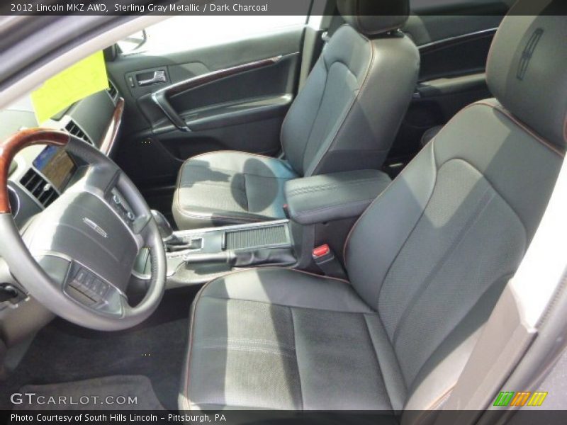 Sterling Gray Metallic / Dark Charcoal 2012 Lincoln MKZ AWD