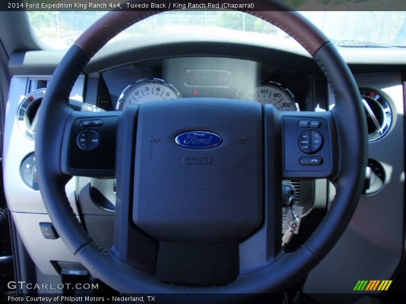 Tuxedo Black / King Ranch Red (Chaparral) 2014 Ford Expedition King Ranch 4x4