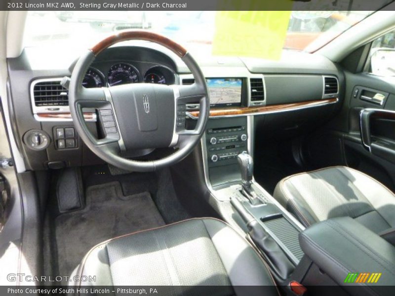 Sterling Gray Metallic / Dark Charcoal 2012 Lincoln MKZ AWD