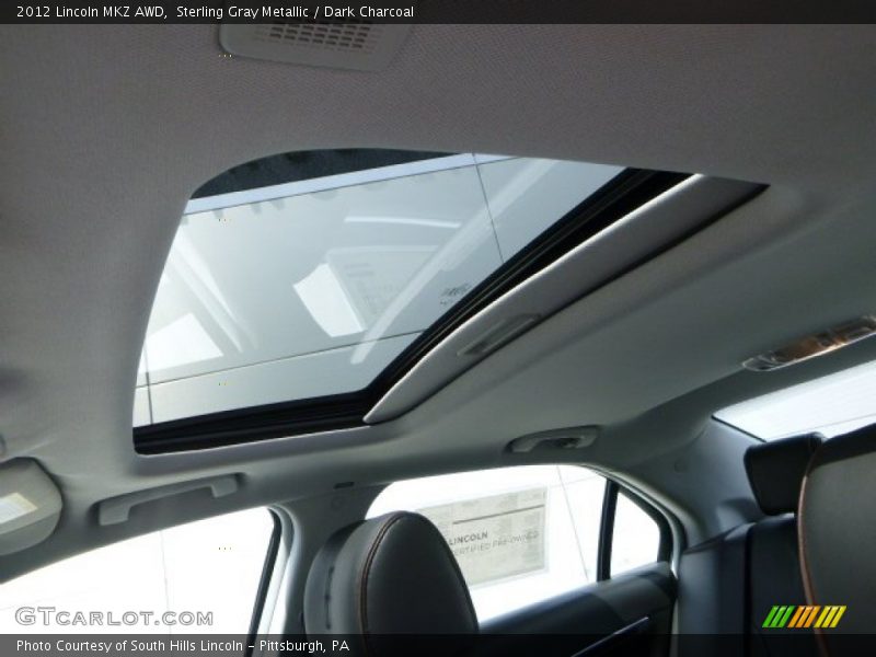 Sterling Gray Metallic / Dark Charcoal 2012 Lincoln MKZ AWD