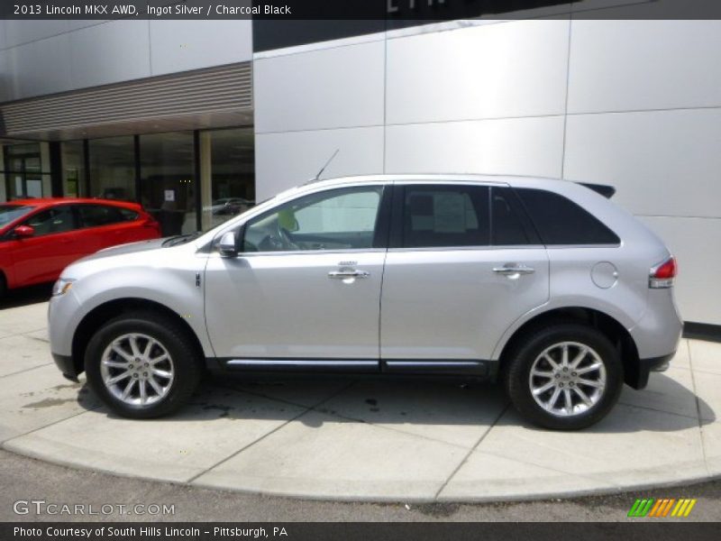 Ingot Silver / Charcoal Black 2013 Lincoln MKX AWD