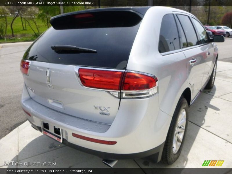 Ingot Silver / Charcoal Black 2013 Lincoln MKX AWD