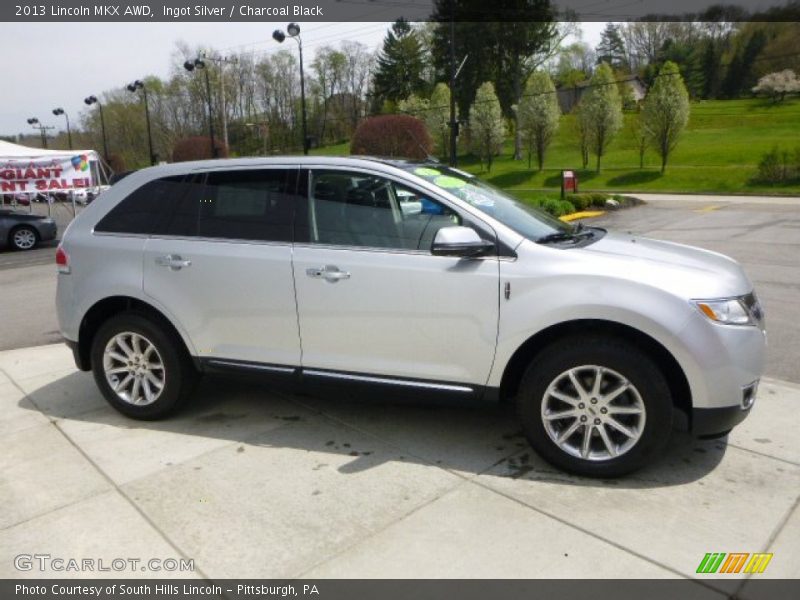 Ingot Silver / Charcoal Black 2013 Lincoln MKX AWD