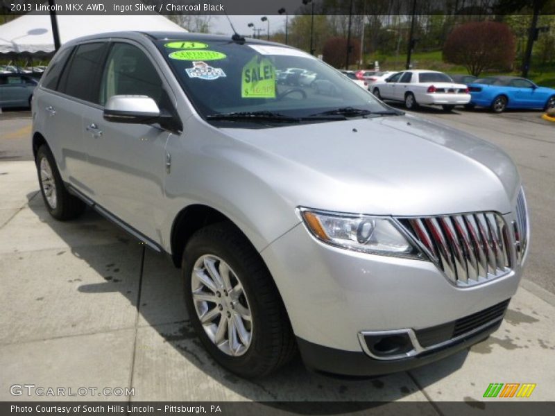 Ingot Silver / Charcoal Black 2013 Lincoln MKX AWD