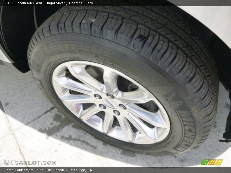 Ingot Silver / Charcoal Black 2013 Lincoln MKX AWD