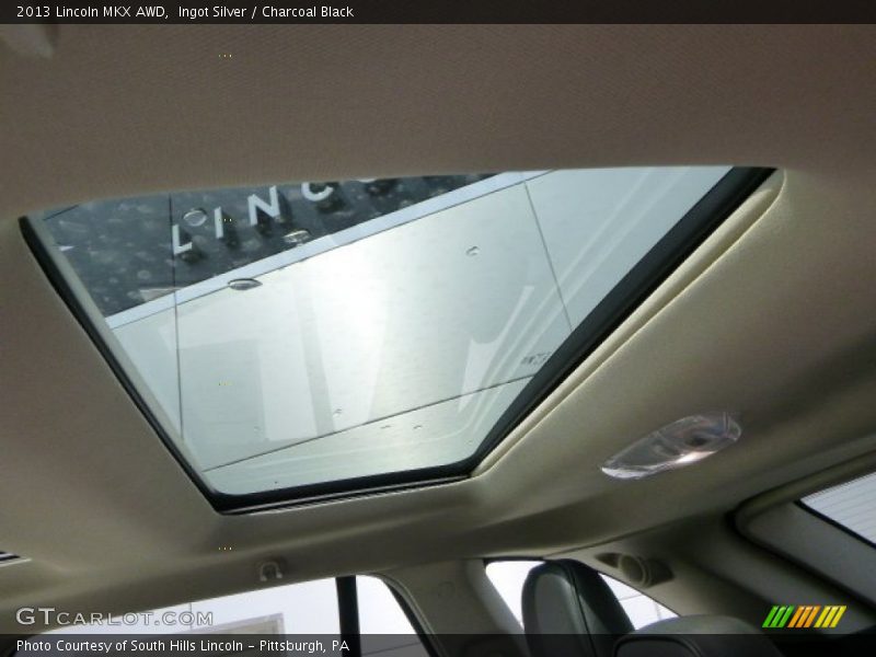Ingot Silver / Charcoal Black 2013 Lincoln MKX AWD