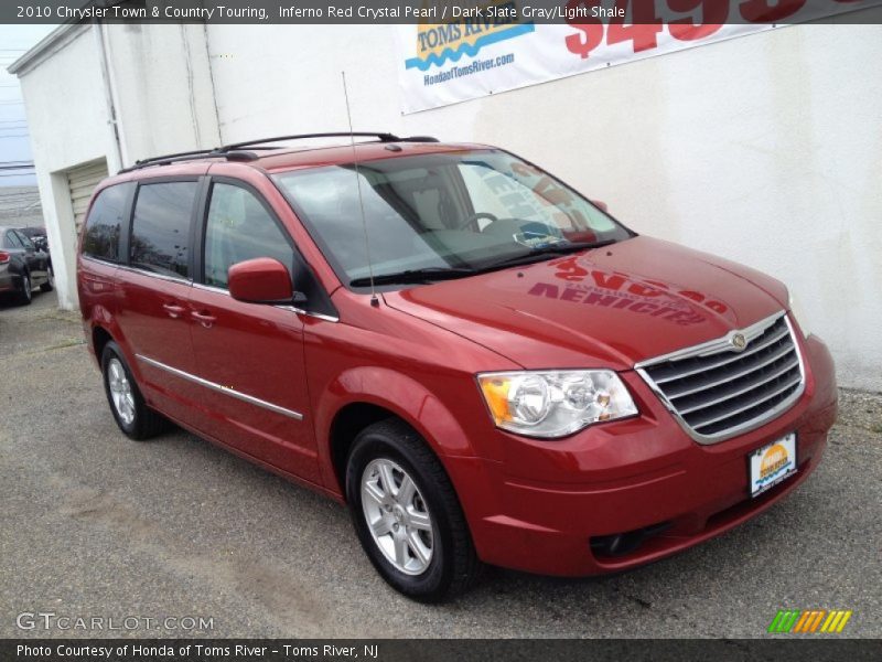 Inferno Red Crystal Pearl / Dark Slate Gray/Light Shale 2010 Chrysler Town & Country Touring