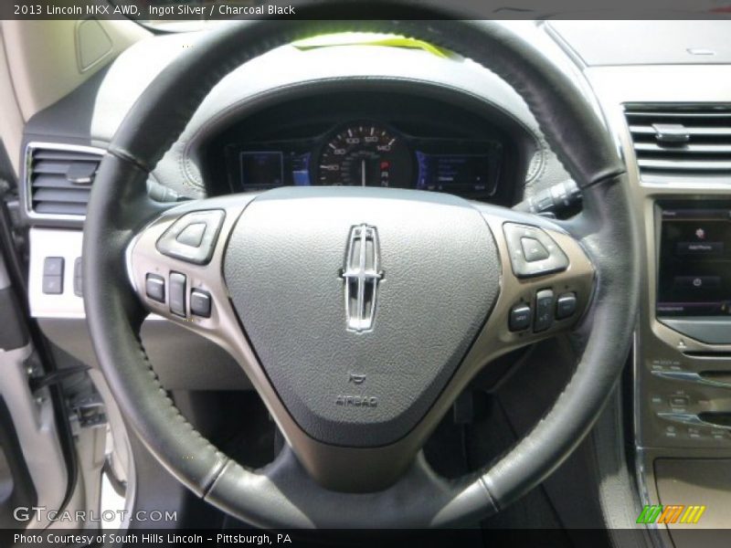 Ingot Silver / Charcoal Black 2013 Lincoln MKX AWD