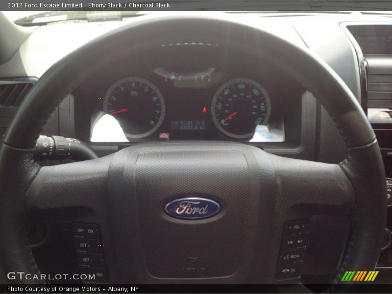 Ebony Black / Charcoal Black 2012 Ford Escape Limited