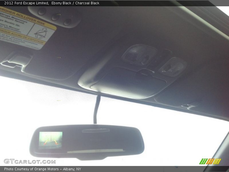 Ebony Black / Charcoal Black 2012 Ford Escape Limited