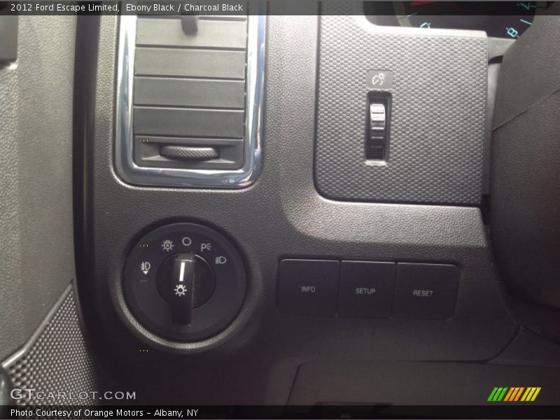 Ebony Black / Charcoal Black 2012 Ford Escape Limited